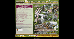 Desktop Screenshot of cartry-arme.com