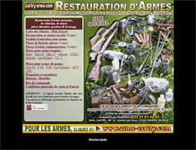 Tablet Screenshot of cartry-arme.com